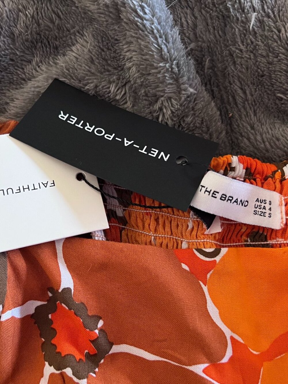 NWT FAITHFULL THE BRAND Tiered Cotton-Poplin Midi Dress - Picture 6 of 6